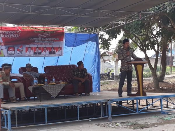 Sampaikan Visi dan Misi, Taufik Ingin Membangun Desa Kepayang Sampaikan Visi dan Misi, Taufik Ingin Membangun Desa Kepayang