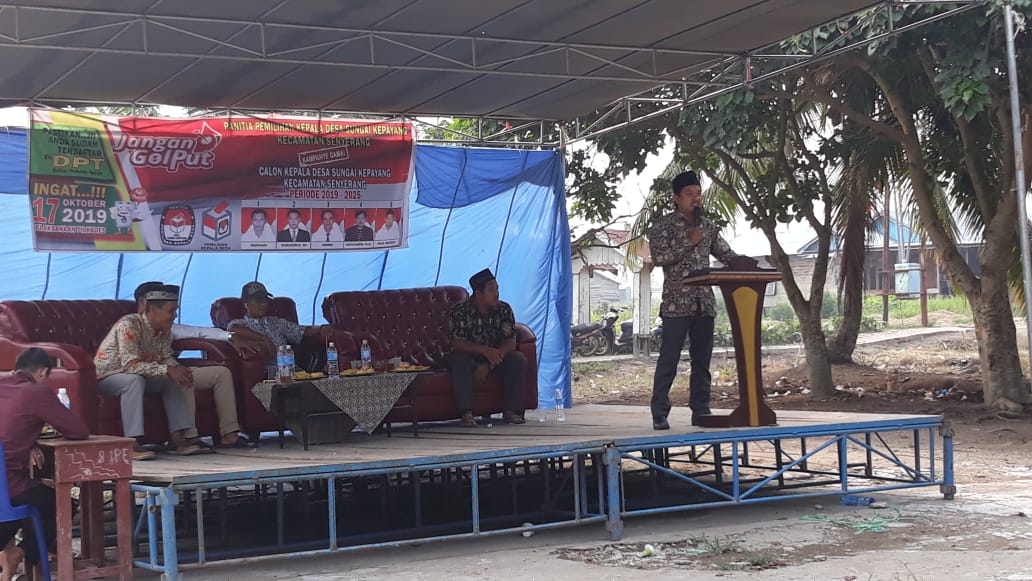 Sampaikan Visi dan Misi, Taufik Ingin Membangun Desa Kepayang Sampaikan Visi dan Misi, Taufik Ingin Membangun Desa Kepayang
